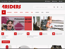 Tablet Screenshot of 4riders.cz