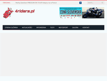Tablet Screenshot of 4riders.pl
